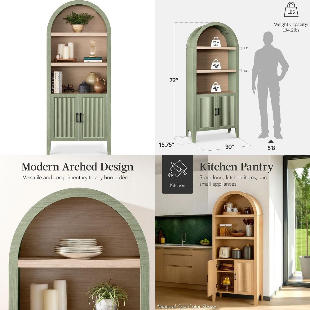 Storage & Organization - Dispensa da Cucina Alta 71 Pollici