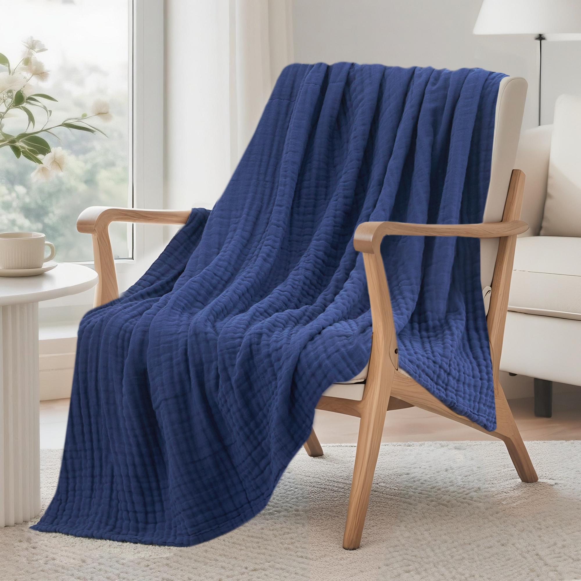 Muslin Cotton Bedspread - Coperta in Mussola 100% Cotone a