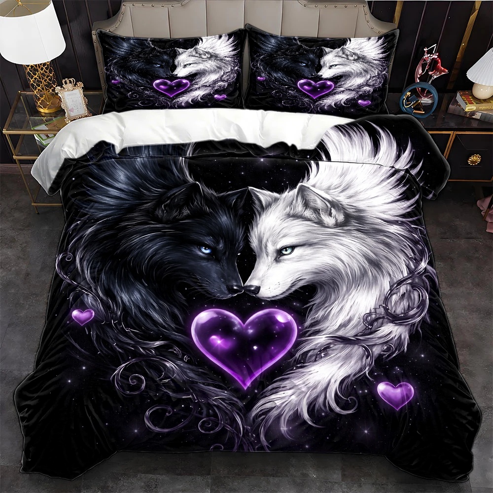 Duvet Cover Sets With Zipper - Set copripiumino a tre pezzi con