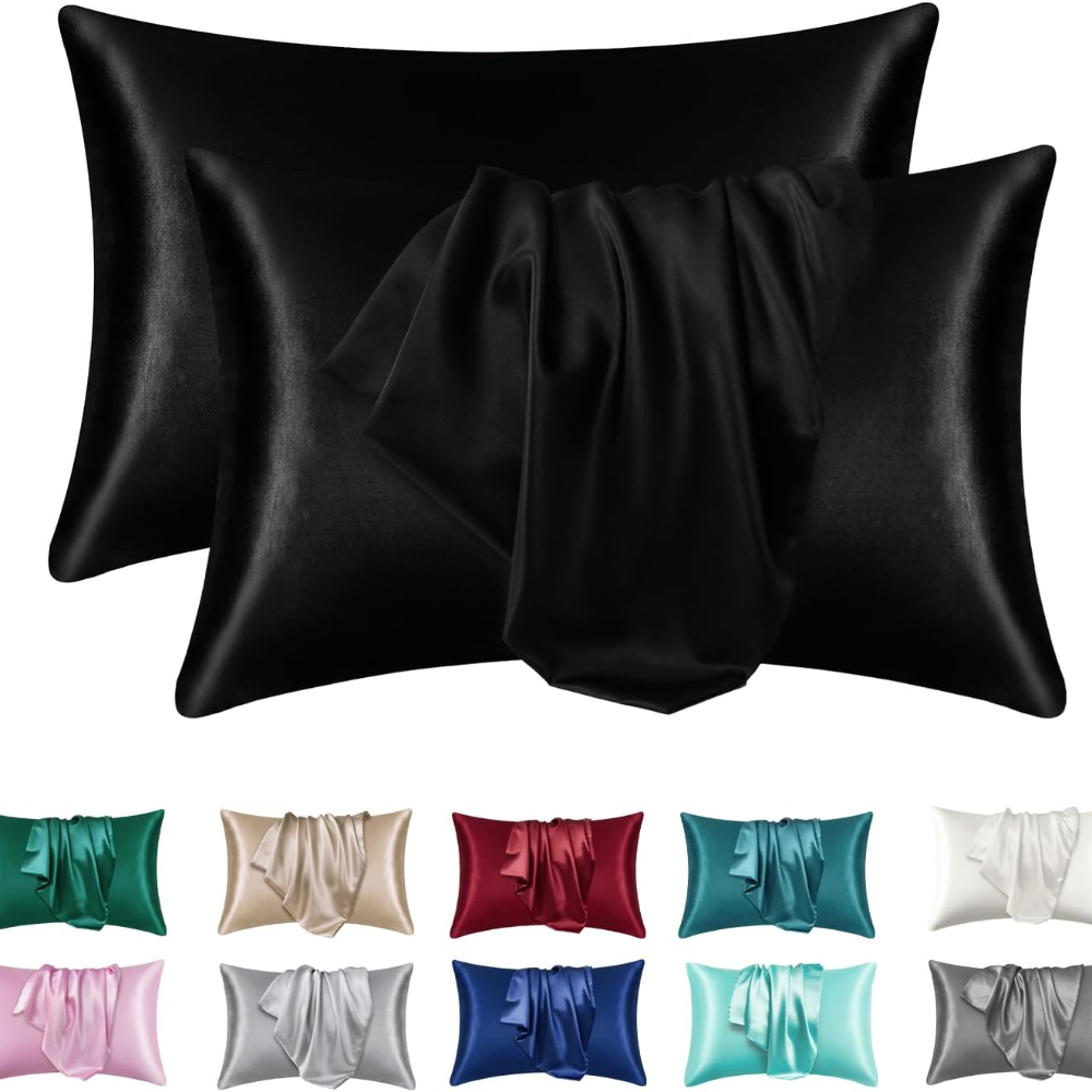 Satin Silk Pillowcase Hair Skin - 1/2 pz. Federa in Raso di