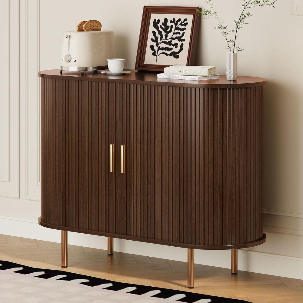 Kitchen - Credenza con Ante a Tamburo in