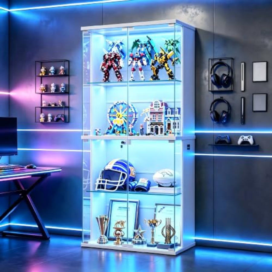 Storage & Organization - Vetrina in vetro 66 per collezionabili,
