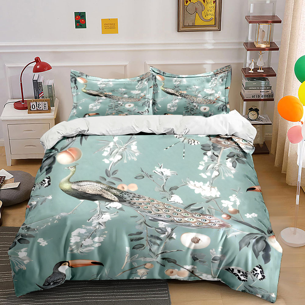 Aesthetic Floral Duvet Cover - Set di biancheria da letto floreale