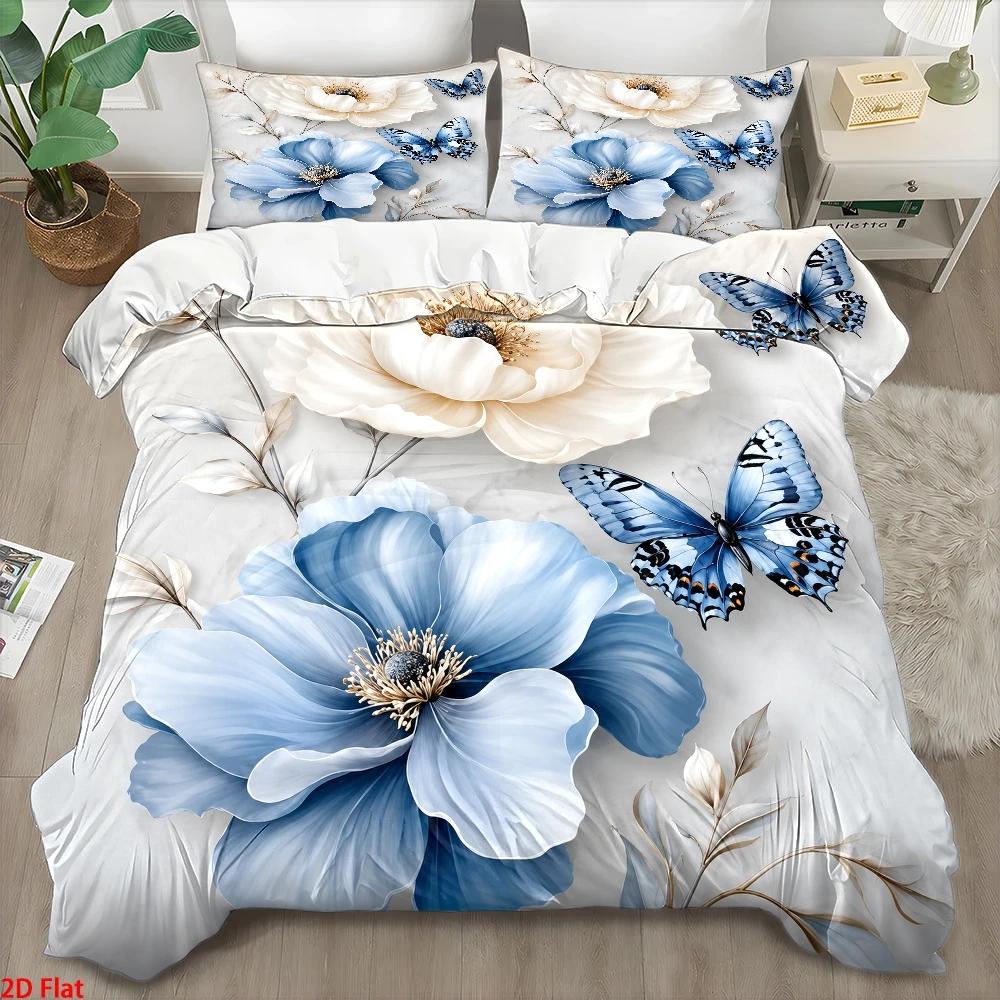 Duvet Cover Sets With Zipper - Set copripiumino 3 pezzi in stile