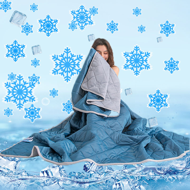Cooling Blanket Hot Sleepers - Coperta rinfrescante estiva ultra morbida: coperta