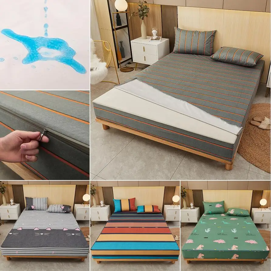 Waterproof Mattress Protector Breathable - Fodera protettiva per materasso a sei