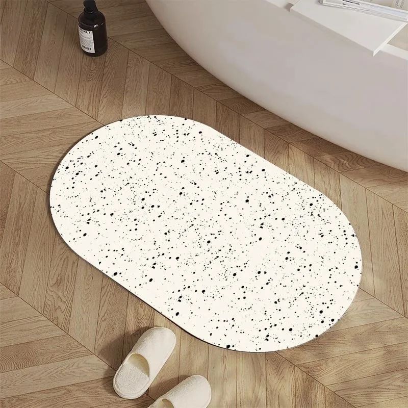 Quick Dry Diatomite Bath Mat - Tappetino da Bagno VIKAMA in Terra