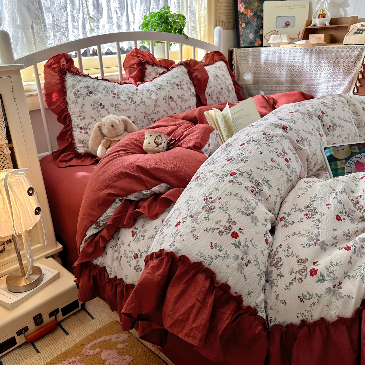 Aesthetic Floral Duvet Cover - Set di Biancheria da Letto in