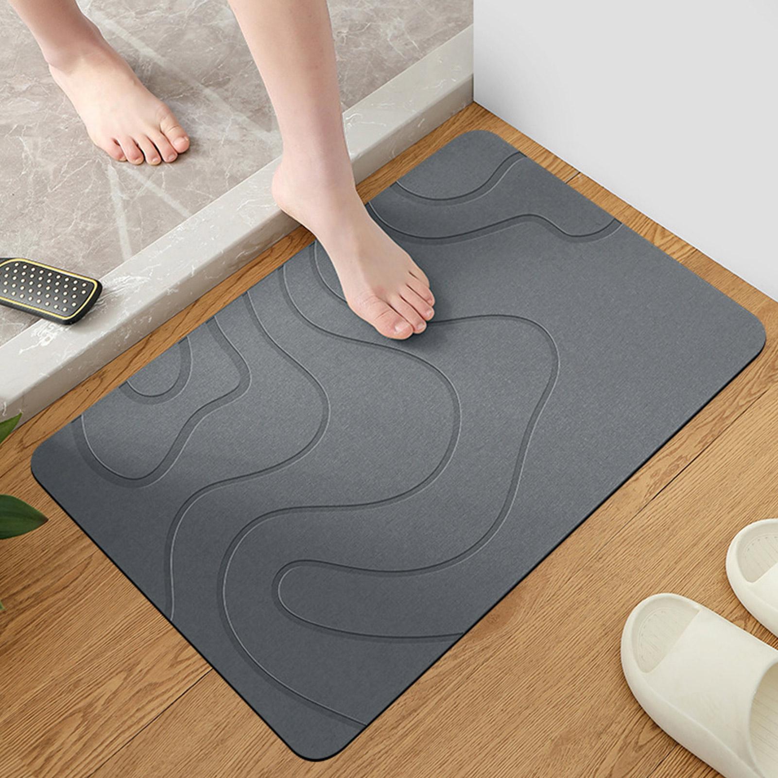 Quick Dry Diatomite Bath Mat - Tappetino da bagno in pietra ad