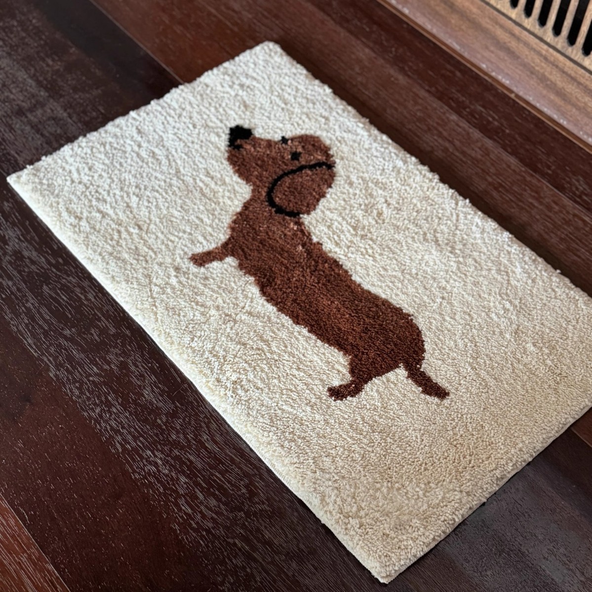 Quick Dry Diatomite Bath Mat - Tappetino da bagno con stampa Bassotto