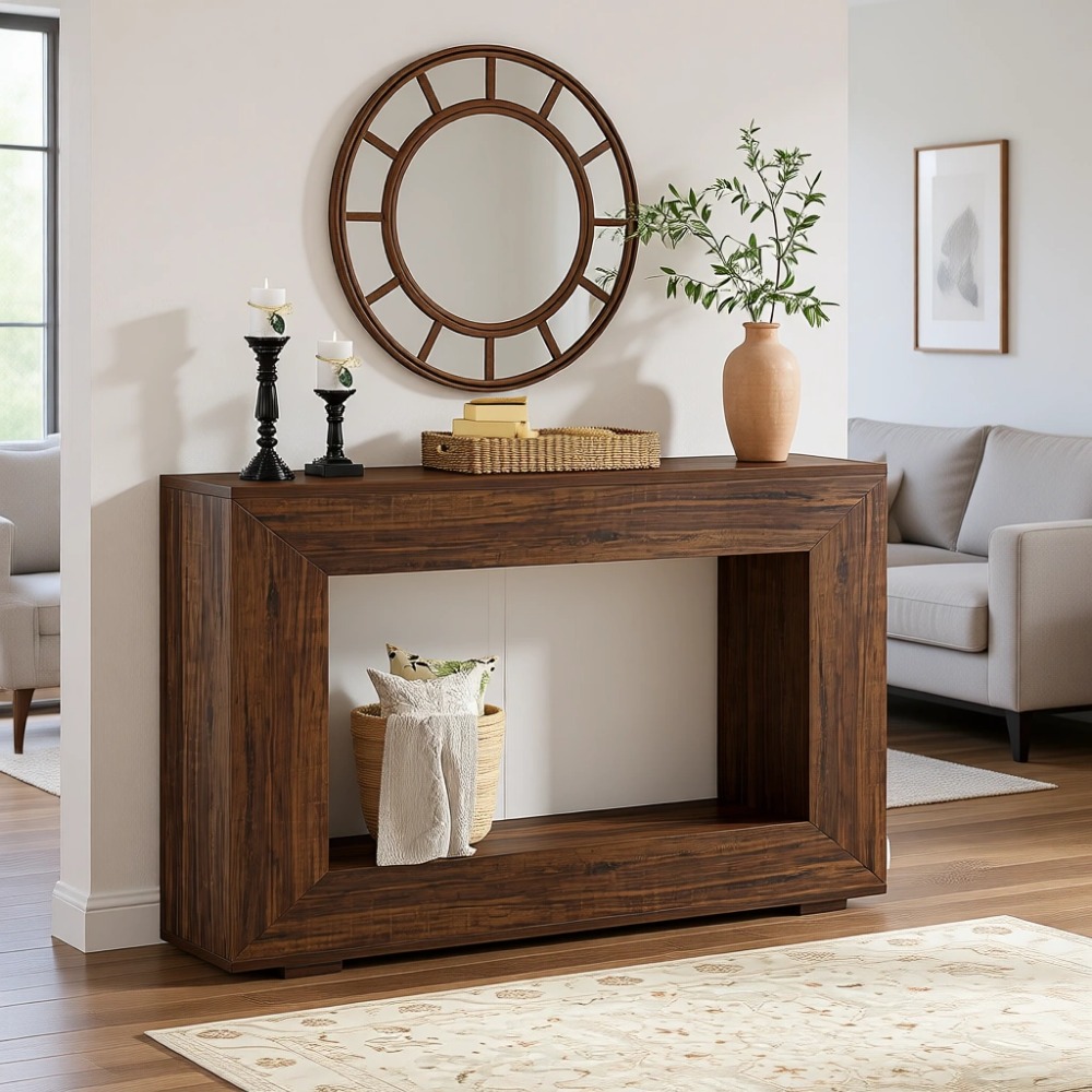 Storage & Organization - Tavolo Console in Stile Rustico da