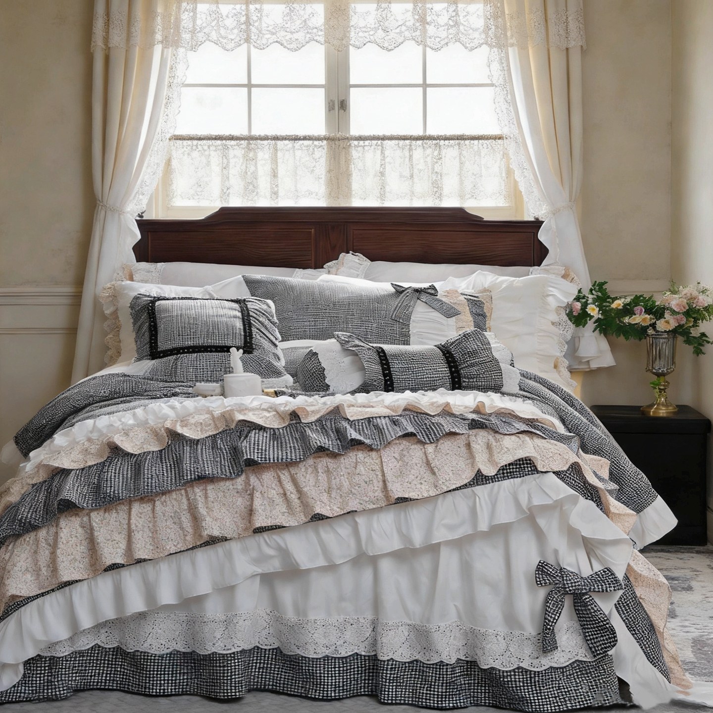 Aesthetic Floral Duvet Cover - Set di Biancheria da Letto in