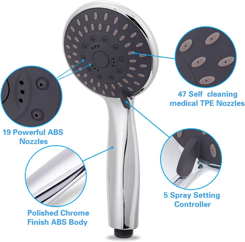 Soffione doccia manuale ad alt - High Pressure Shower Head Handheld recensione e prezzo