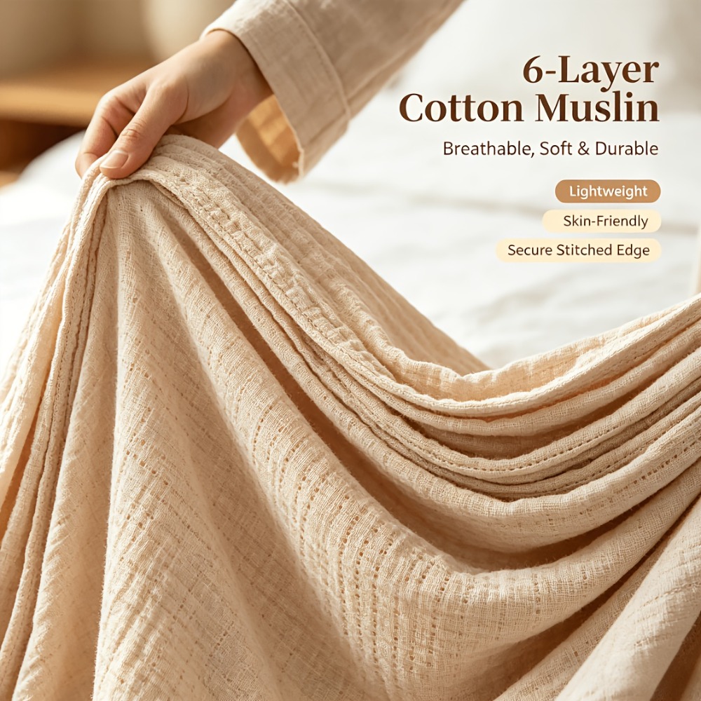 Coperta in Mussola 100% Cotone - Muslin Cotton Bedspread recensione e prezzo