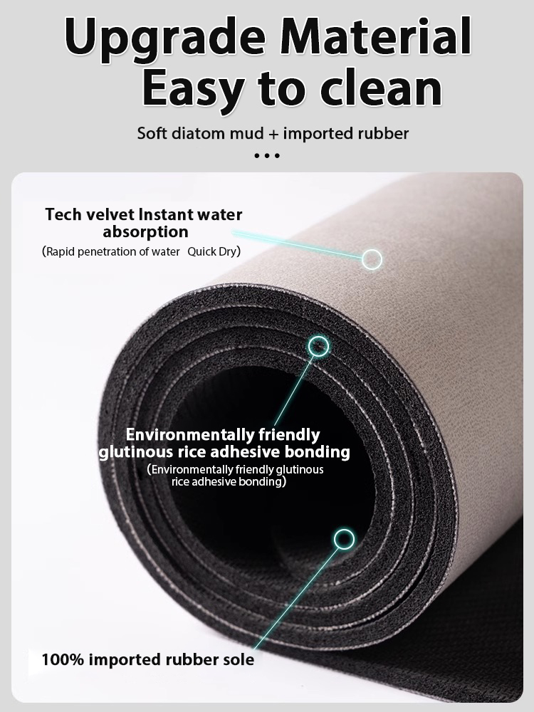 Nordic geometrico diatomea tap - Quick Dry Diatomite Bath Mat recensione e prezzo