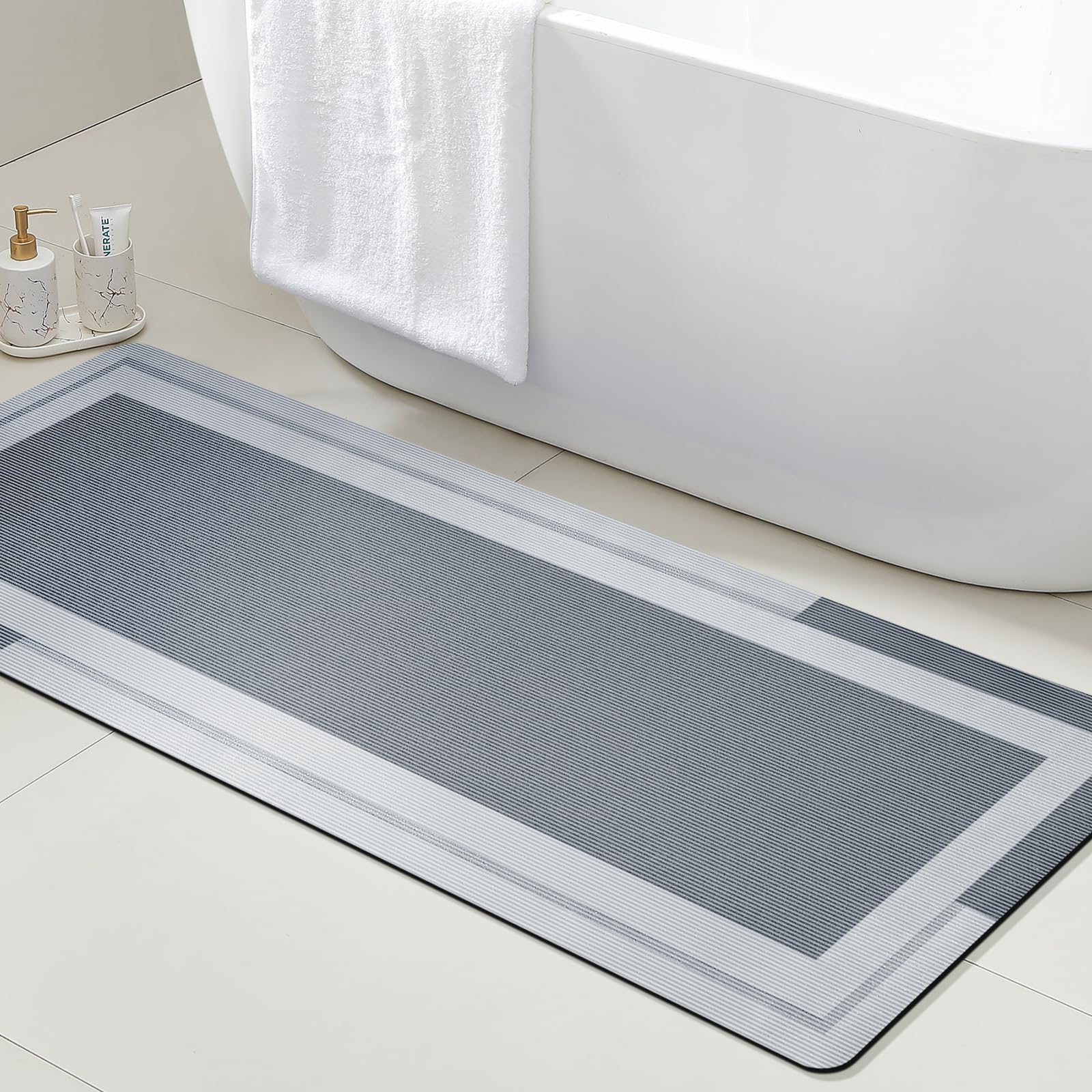 VIKAMA Tappeto da bagno con su - Quick Dry Diatomite Bath Mat recensione e prezzo