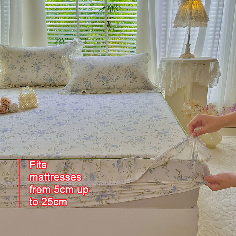 Lenzuolo con angoli in cotone  - Fitted Bed Sheets Deep Pocket recensione e prezzo