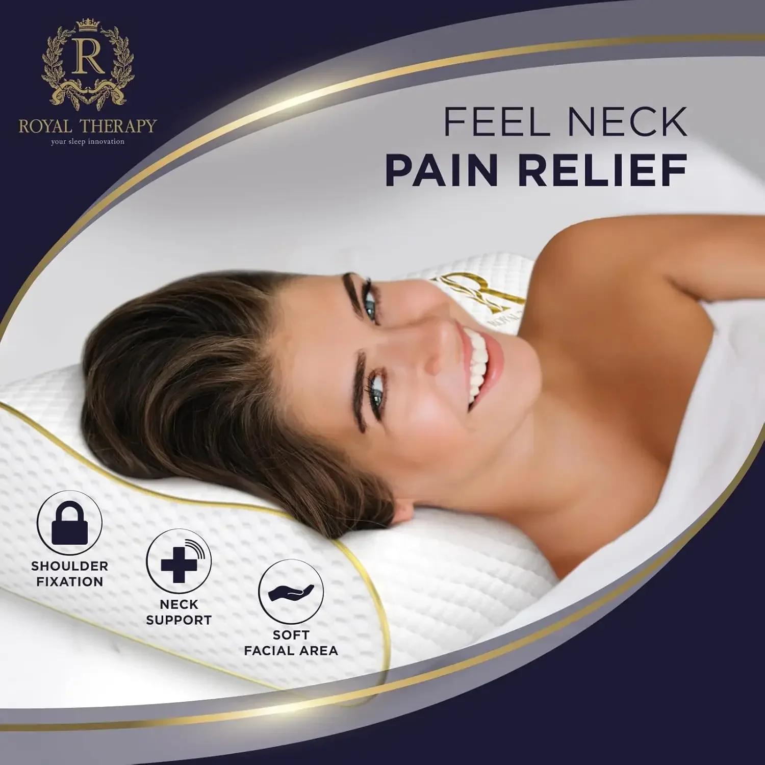 Confezione da 2 Cuscini in Mem - Memory Foam Orthopedic Pillow Neck Pain recensione e prezzo