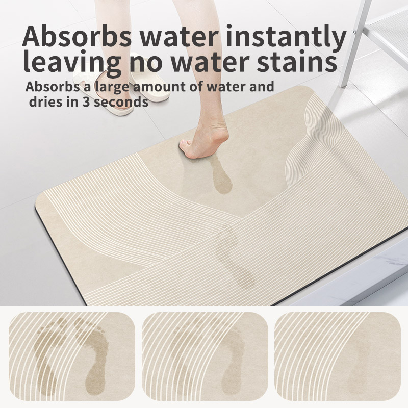 Tappetini per piedi in Diatomi - Quick Dry Diatomite Bath Mat recensione e prezzo