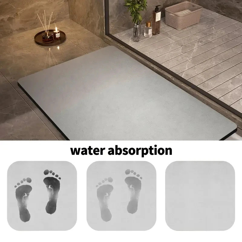 Tappetino da bagno in diatomit - Quick Dry Diatomite Bath Mat recensione e prezzo