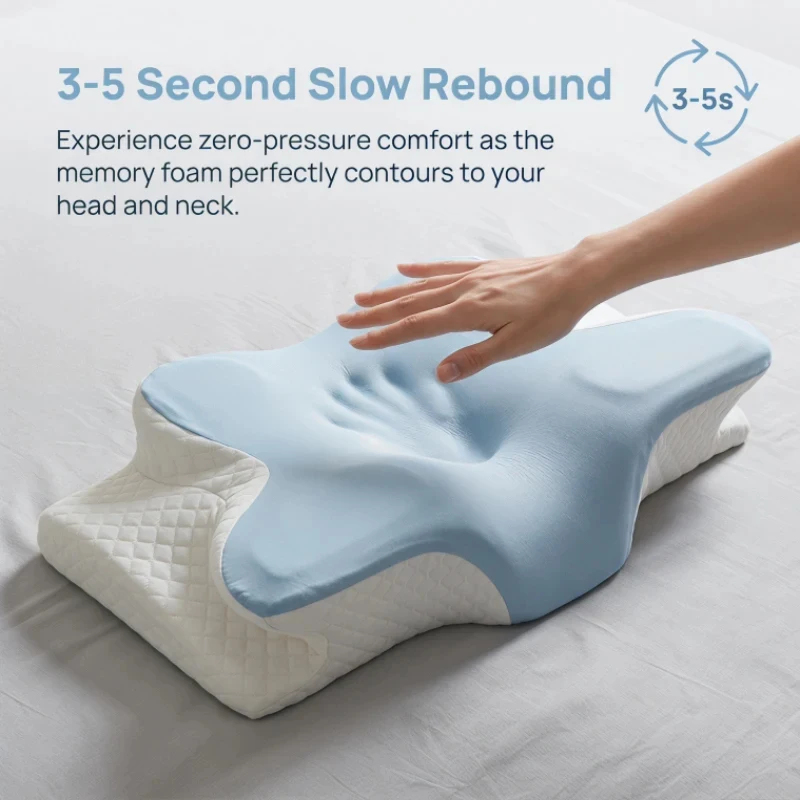 Cuscino Cervicale in Memory Fo - Memory Foam Orthopedic Pillow Neck Pain recensione e prezzo