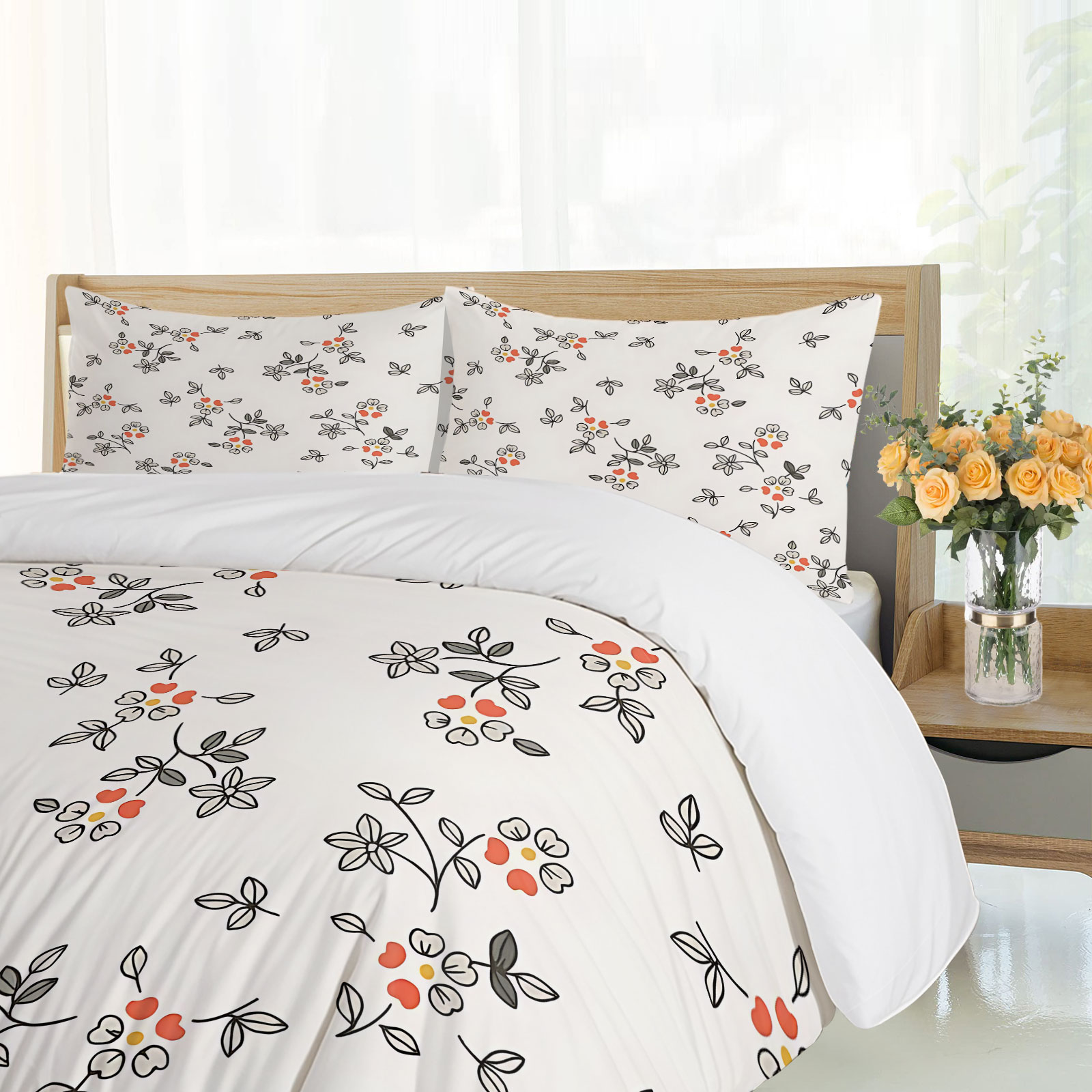 Set Copripiumino Minimalista c - Aesthetic Floral Duvet Cover recensione e prezzo