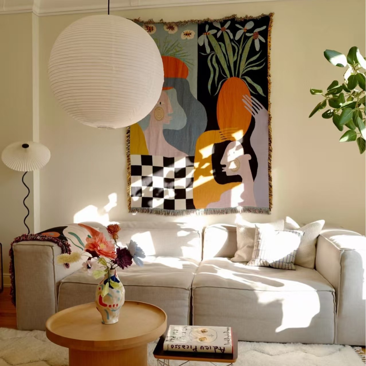 Arazzo Moderno Astratto Boho i - Boho Throw Blanket Fringe recensione e prezzo