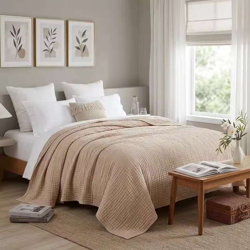 Coperta in Mussola di Cotone a - Muslin Cotton Bedspread recensione e prezzo