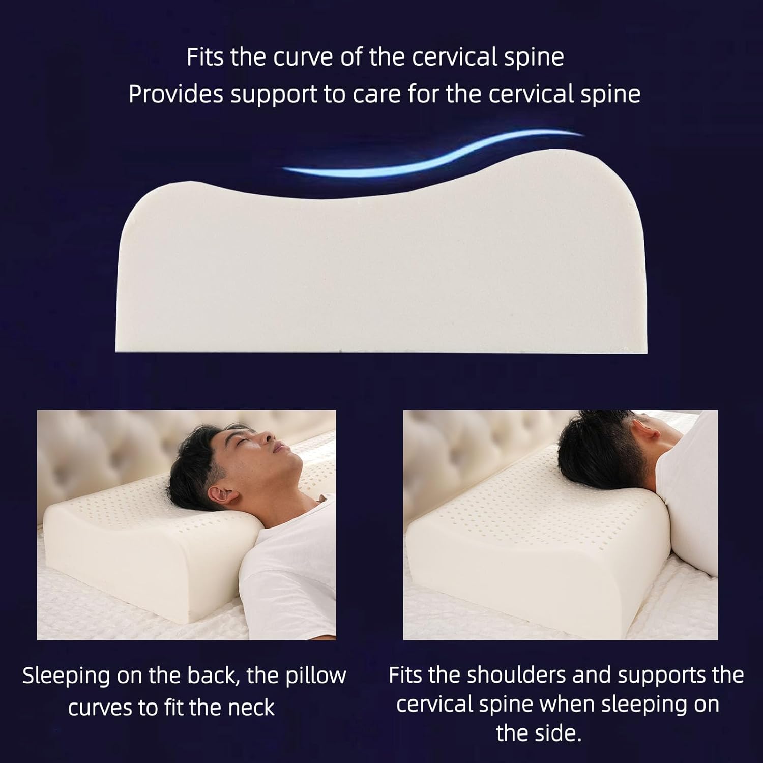 Cuscino in lattice naturale ta - Memory Foam Orthopedic Pillow Neck Pain recensione e prezzo