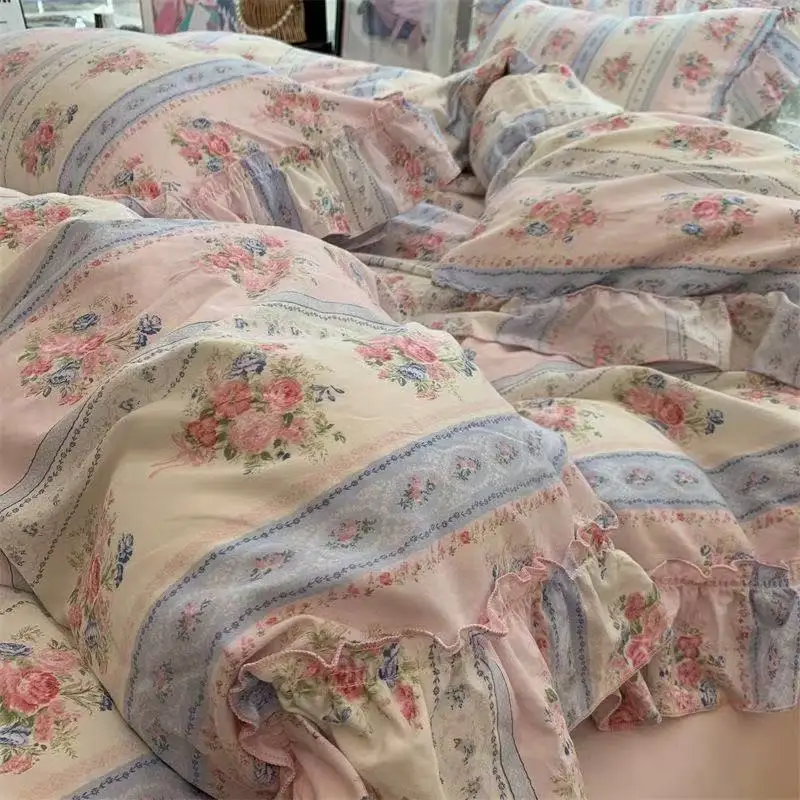 Set biancheria da letto florea - Aesthetic Floral Duvet Cover recensione e prezzo
