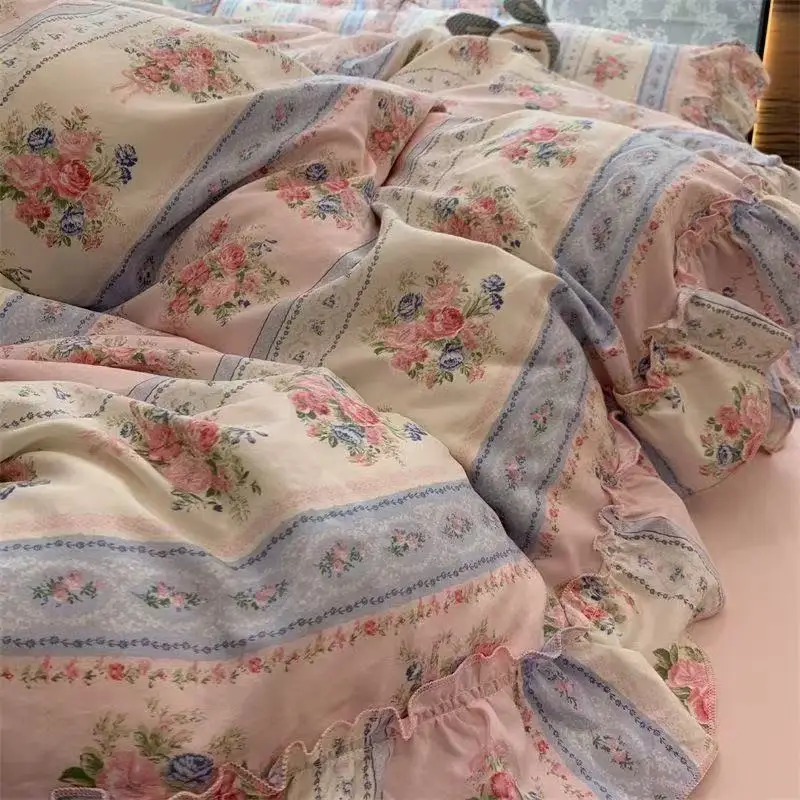 Set biancheria da letto florea - Aesthetic Floral Duvet Cover recensione e prezzo