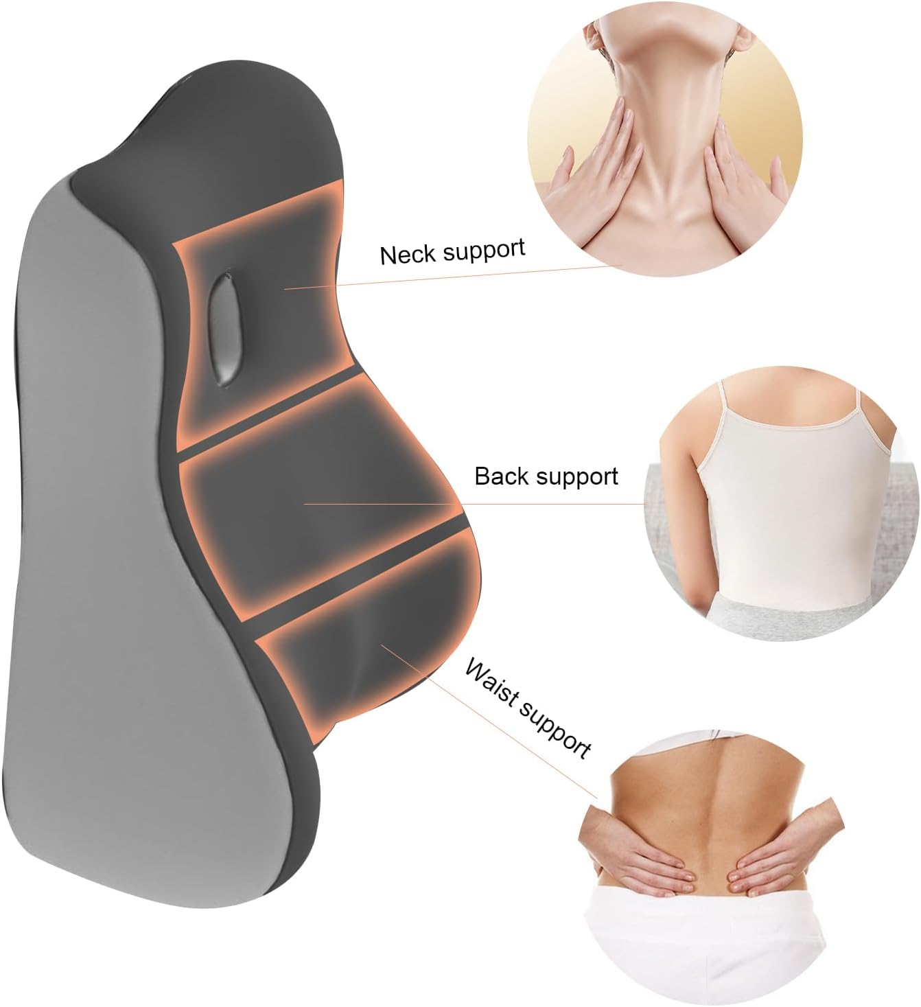 Cuscino a Cuneo per Supporto I - Memory Foam Orthopedic Pillow Neck Pain recensione e prezzo