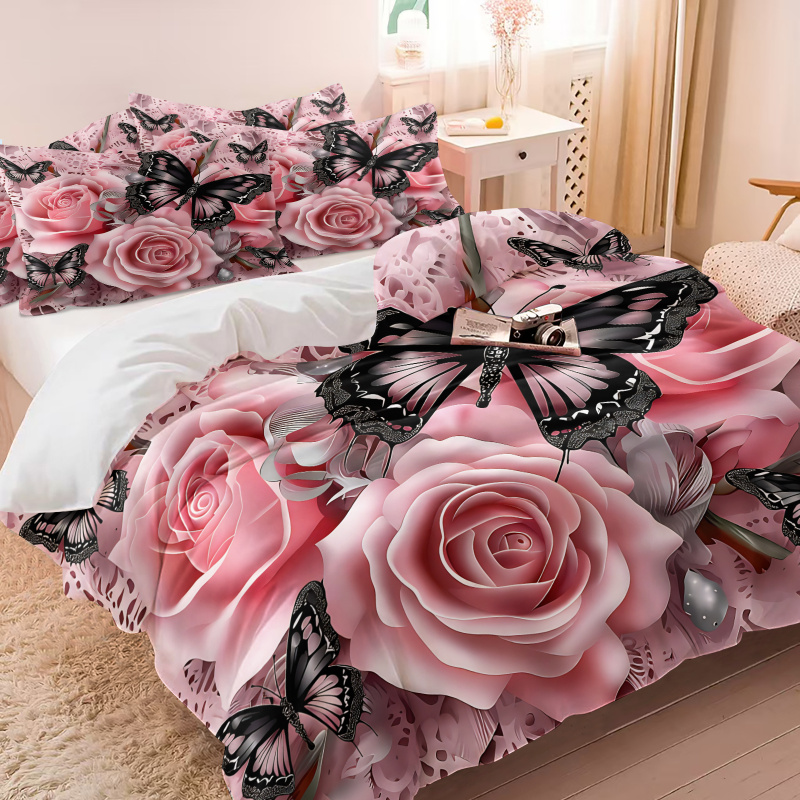 Set Copripiumino con Stampa di - Aesthetic Floral Duvet Cover recensione e prezzo