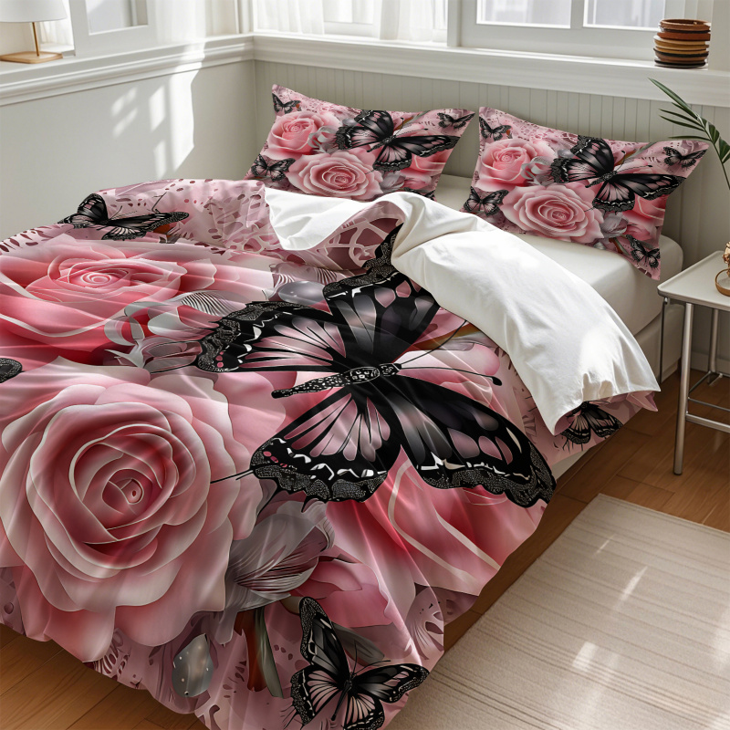 Set Copripiumino con Stampa di - Aesthetic Floral Duvet Cover recensione e prezzo