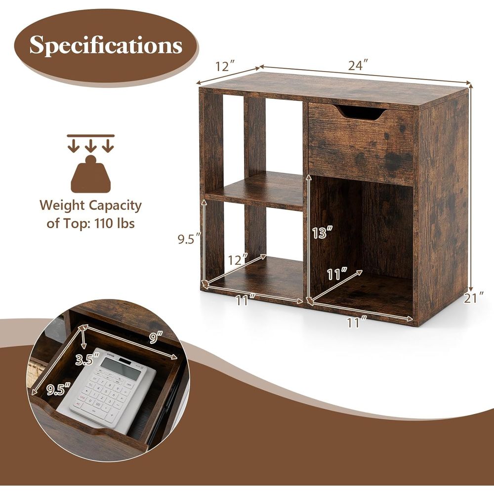 Libreria a 3 Ripiani in Legno  - Storage & Organization recensione e prezzo