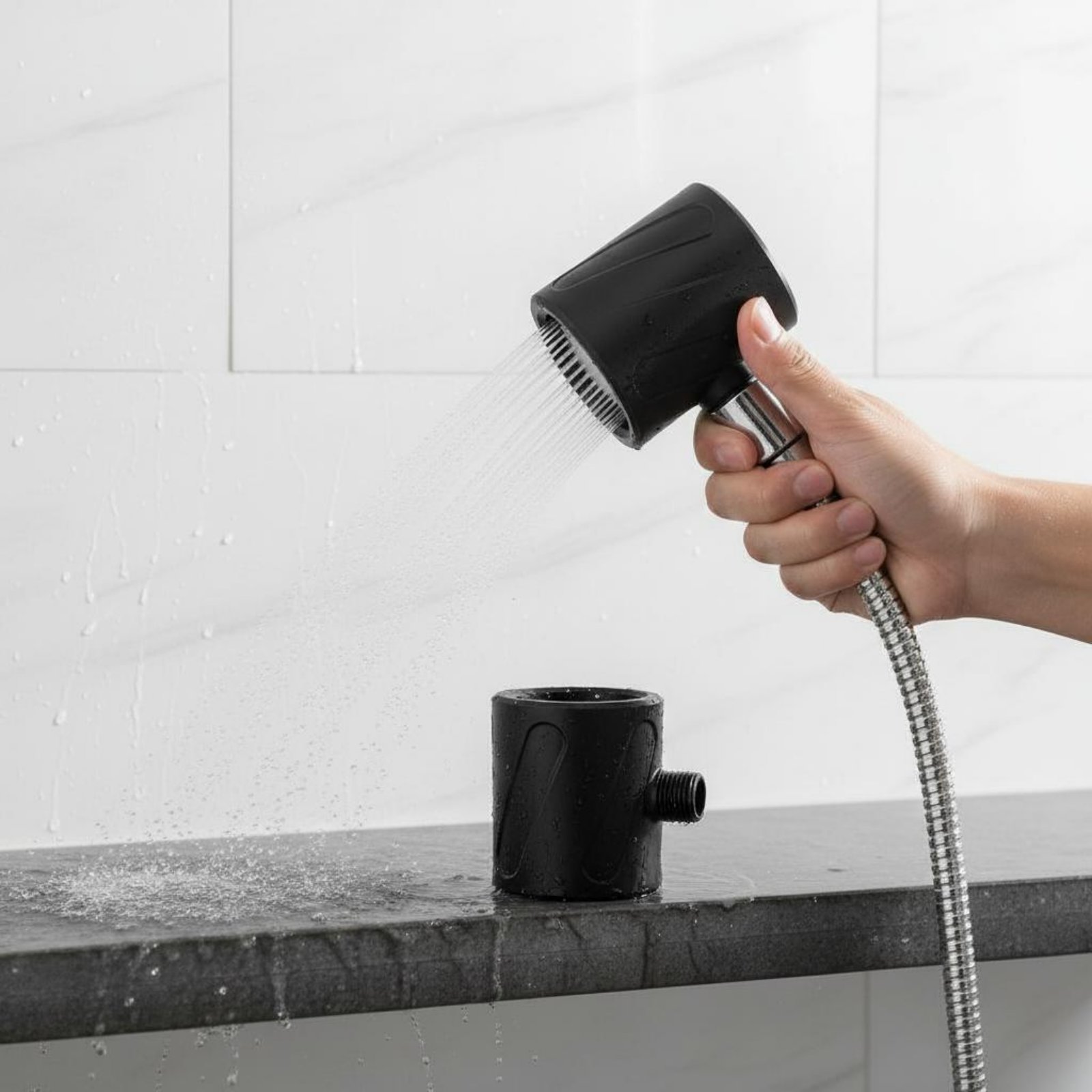 Soffione doccia portatile pote - High Pressure Shower Head Handheld recensione e prezzo