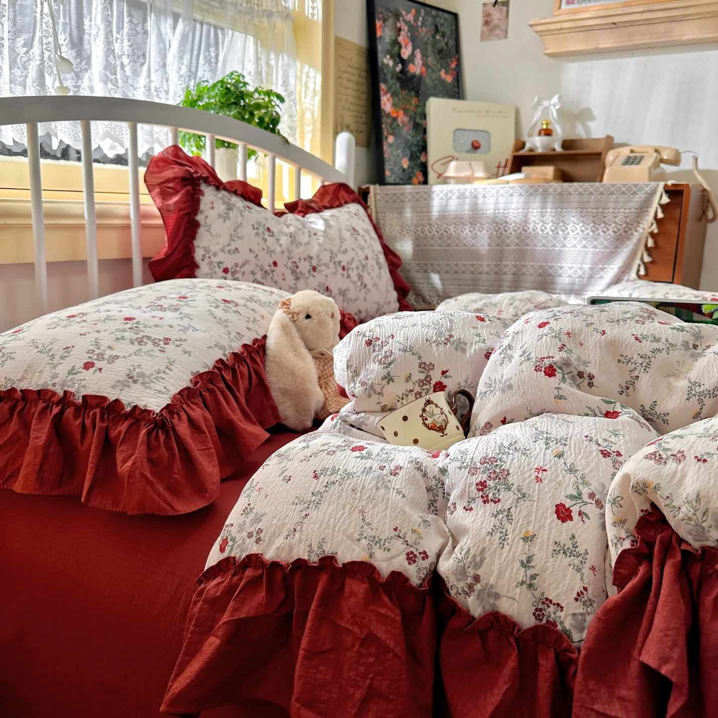 Set di Biancheria da Letto in  - Aesthetic Floral Duvet Cover recensione e prezzo