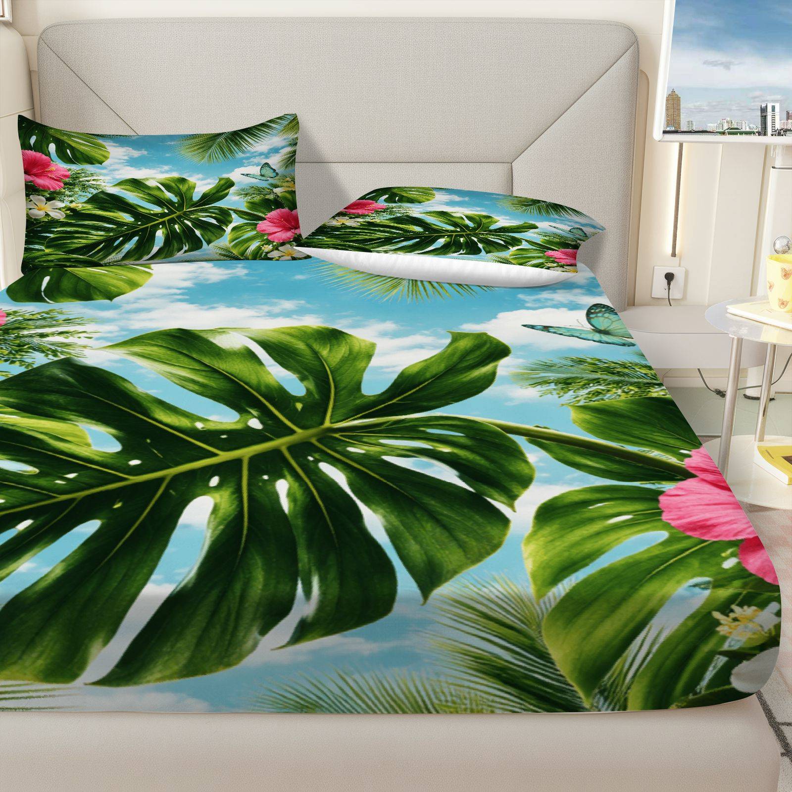 Set di Lenzuola con Motivo Ibi - Fitted Bed Sheets Deep Pocket recensione e prezzo