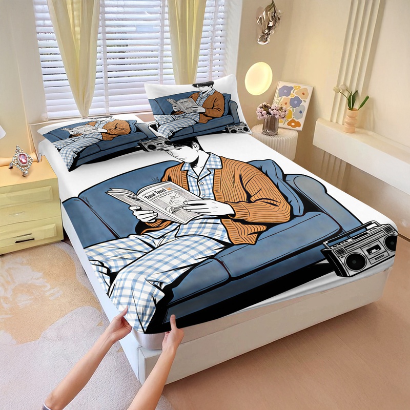 Set di lenzuola con angoli mor - Fitted Bed Sheets Deep Pocket recensione e prezzo
