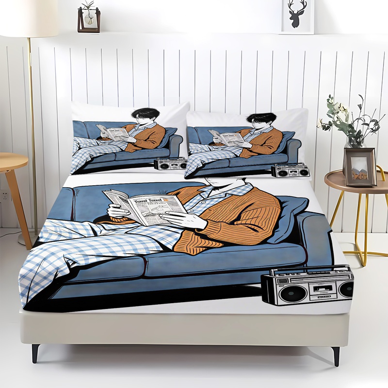 Set di lenzuola con angoli mor - Fitted Bed Sheets Deep Pocket recensione e prezzo