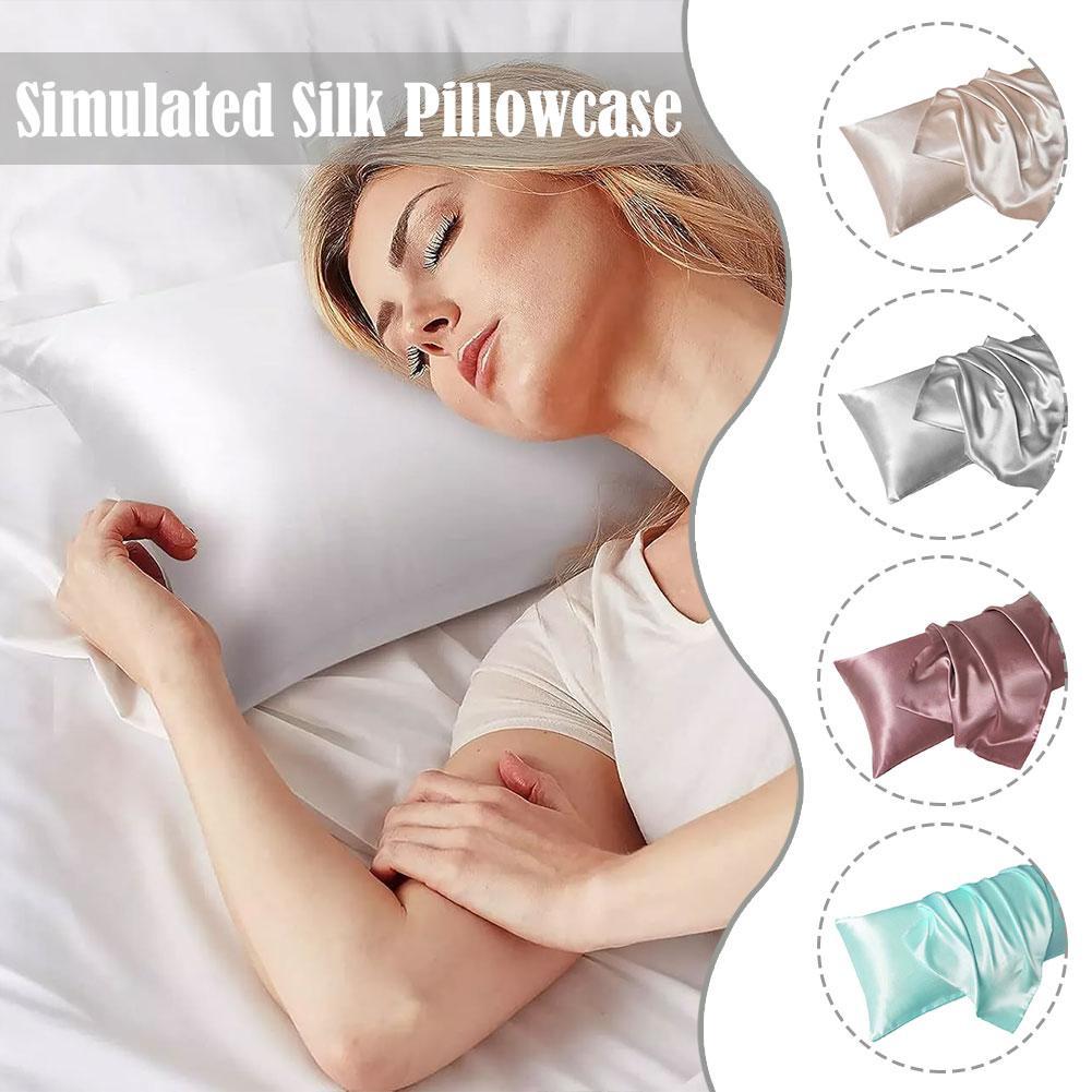 Federa in raso di lusso per la - Satin Silk Pillowcase Hair Skin recensione e prezzo