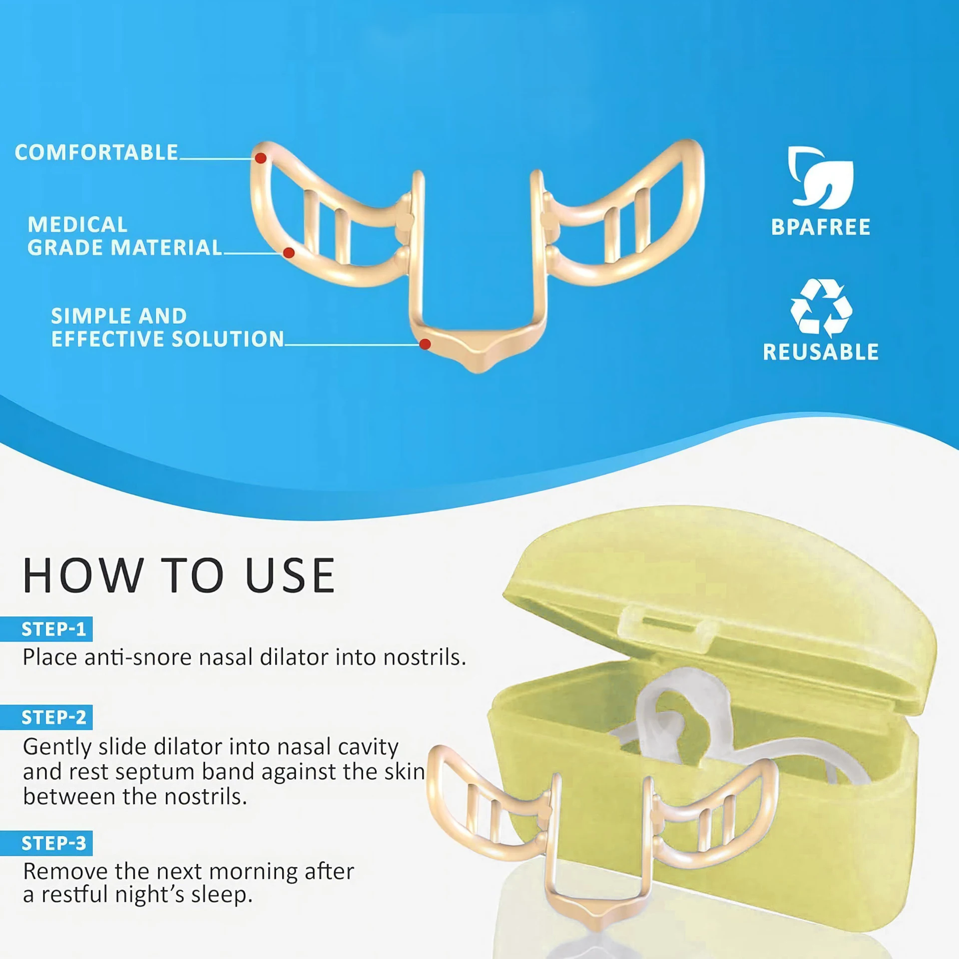 Anti Russare Dilatatore Nasale - Anti Snore Contour Pillow recensione e prezzo