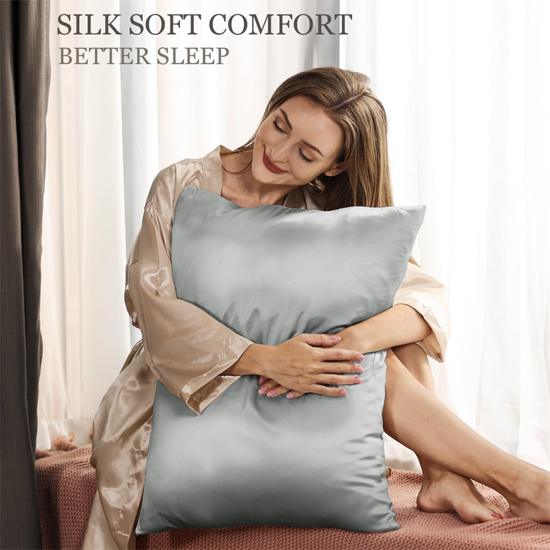 Federe in Seta di Gelso 100% 2 - Satin Silk Pillowcase Hair Skin recensione e prezzo