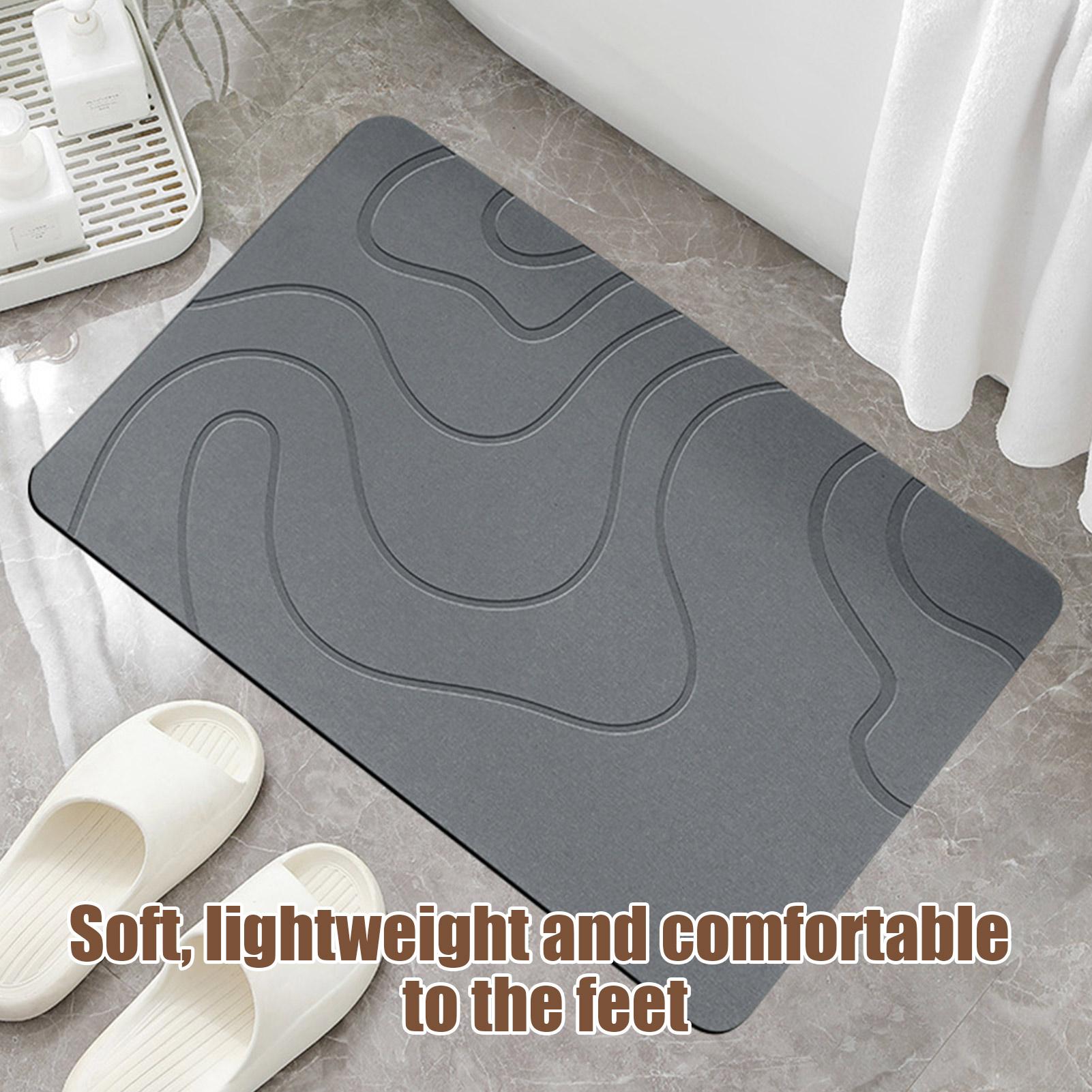 Tappetino da bagno in pietra a - Quick Dry Diatomite Bath Mat recensione e prezzo