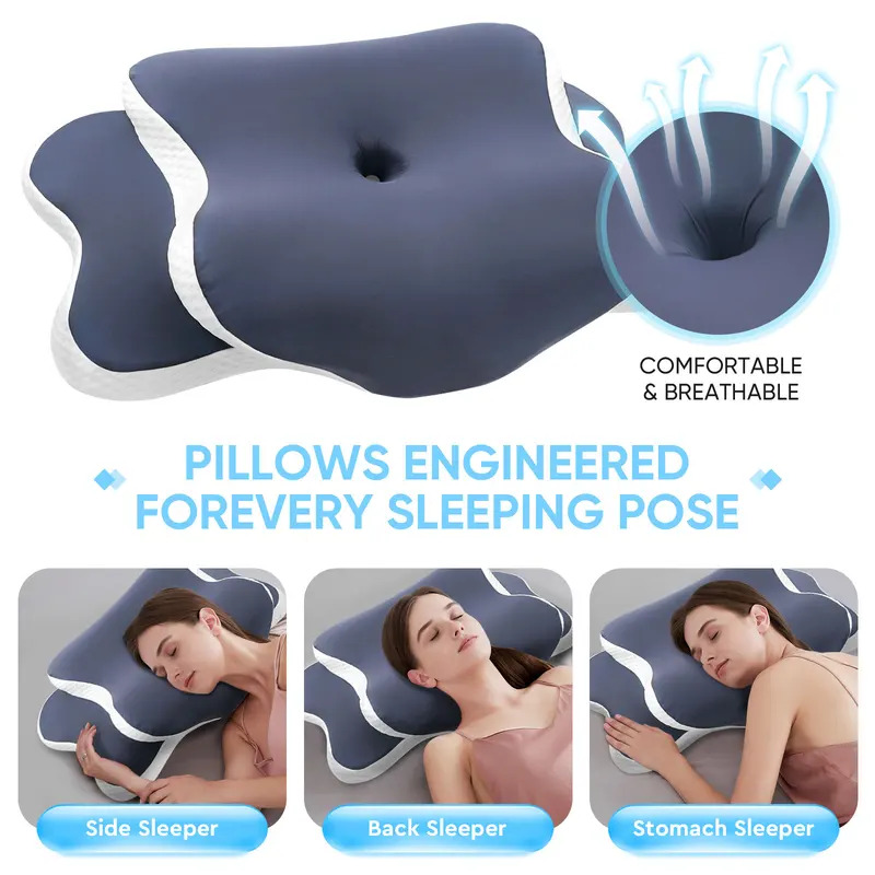Cuscino in Memory Foam per il  - Memory Foam Orthopedic Pillow Neck Pain recensione e prezzo