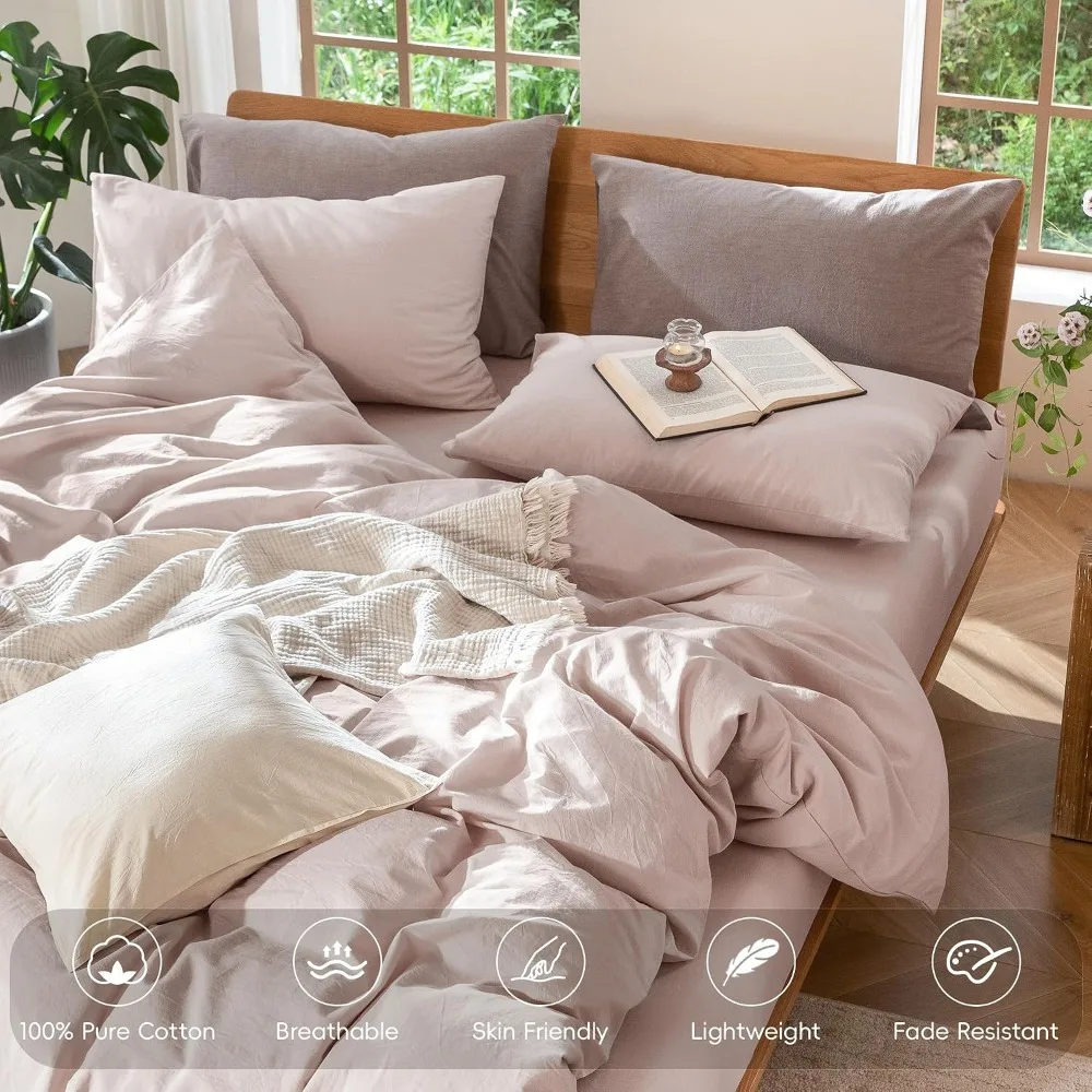 Set Copripiumino 100% Cotone L - Duvet Cover Sets With Zipper recensione e prezzo