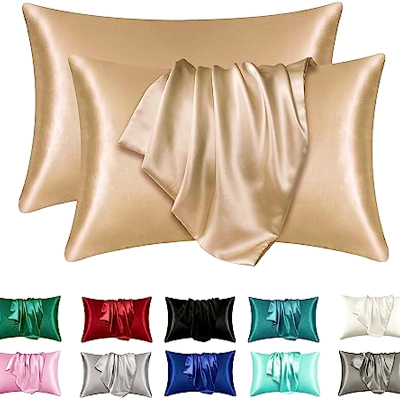 Set di 2 Federe in Raso di Set - Satin Silk Pillowcase Hair Skin recensione e prezzo