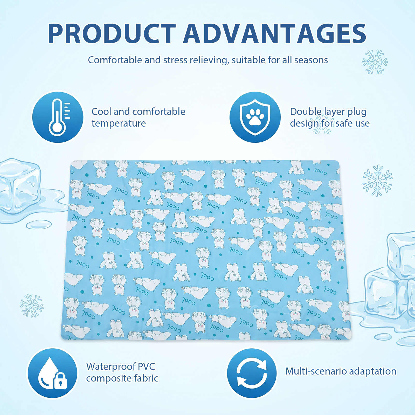 Tappetino Autoraffreddante per - Cooling Blanket Hot Sleepers recensione e prezzo