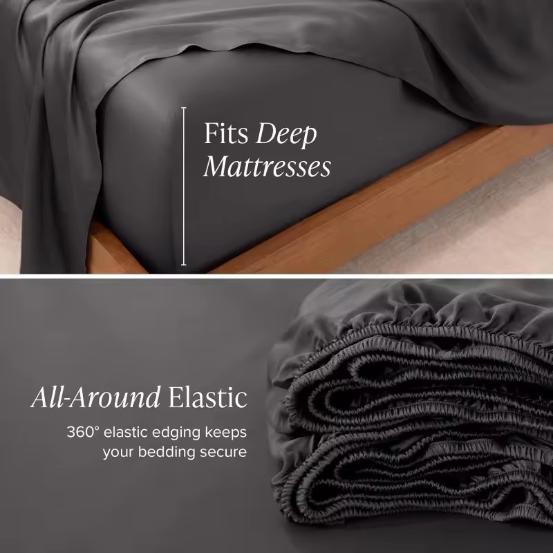 1 pz Lenzuolo con Angoli Rinfr - Fitted Bed Sheets Deep Pocket recensione e prezzo