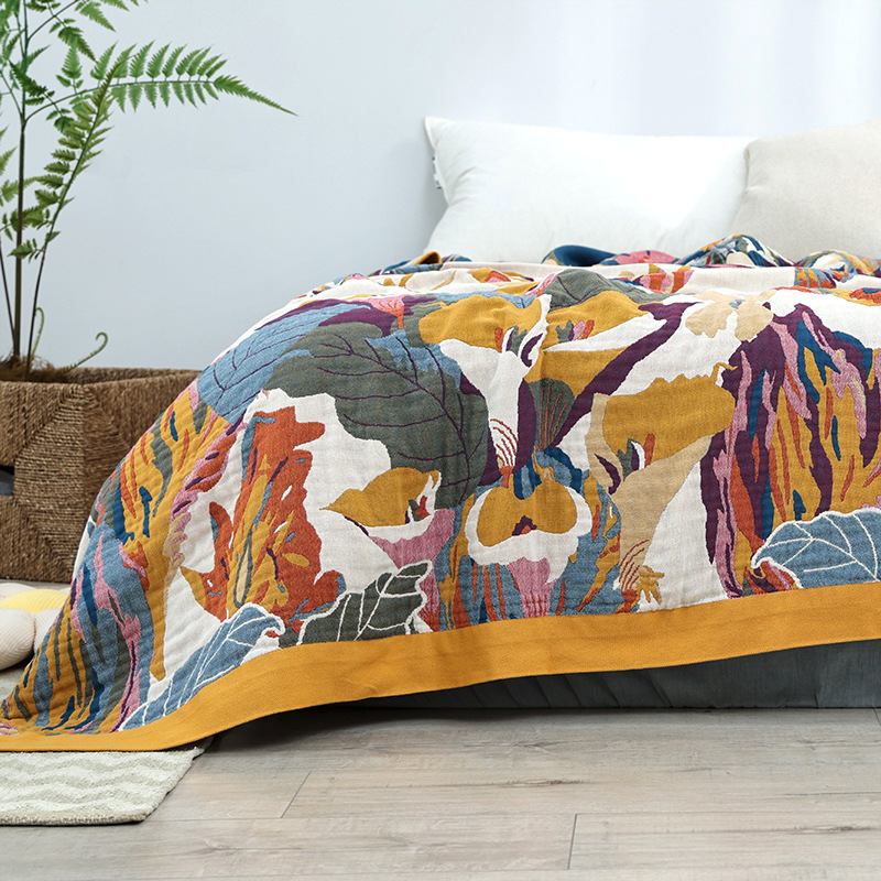 Semplice coperta di cotone mus - Muslin Cotton Bedspread recensione e prezzo